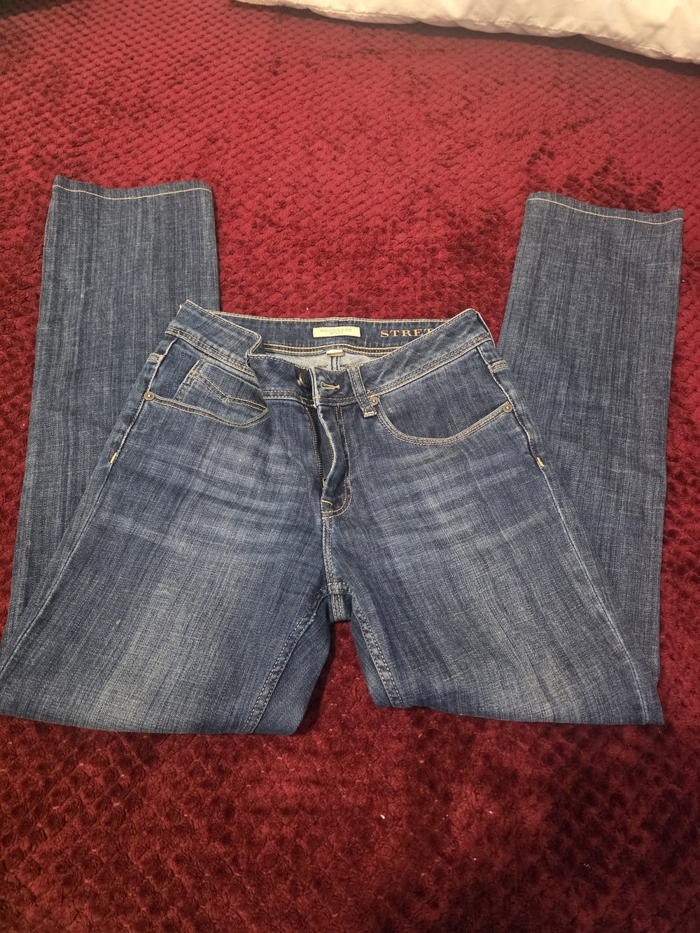 BURBERRYl Women's Medium Blue Slim Straight Jeans 26 L